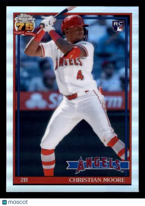 2026 Topps Chrome Christian Moore #91CB-26 1991 Topps Baseball 35th Anniversary
