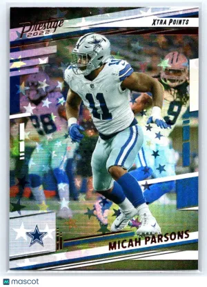 2022 Panini Prestige Micah Parsons #84 Xtra Points Astral Dallas Cowboys