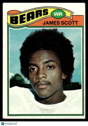 1977 Football Card James Scott #424