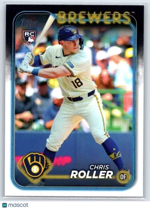 2024 Topps Update US242 Chris Roller RC Milwaukee Brewers