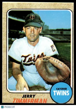 1968 Baseball Card Jerry Zimmerman #181