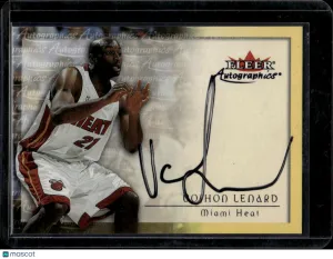2000-01 Fleer Tradition Voshon Lenard #NNO Autographics AU