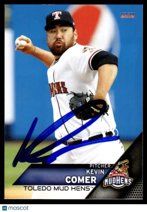 2018 Choice Baseball Card Kevin Comer Toledo Mud Hens #6