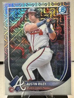 2025 Bowman Mega Mojo Refractor #25 Austin Riley Atlanta Braves