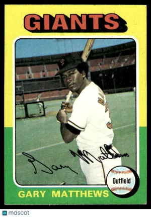 1975 Baseball Card Gary Matthews #79