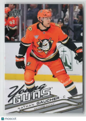 2026-27 Upper Deck Series 1 Young Guns Nathan Gaucher #225 Rookie