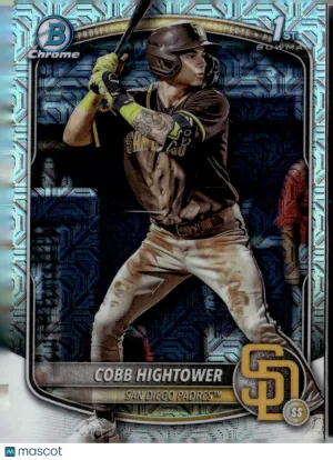 2025 Topps Bowman Chrome Cobb Hightower #BCP-104 Mojo Refractor