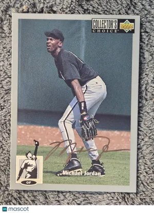 1994 Upper Deck Collector's Choice #23 Michael Jordan Silver Playing Golf on Back RC