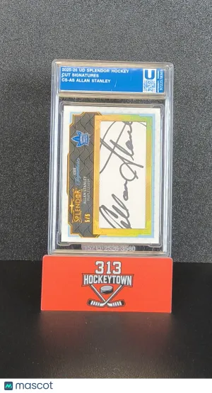 2025-26 Upper Deck Splendor Allan Stanley #CS-AS Cut Auto /5