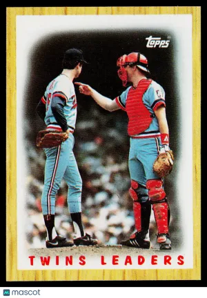 1987 Topps Kirby Puckett Gary Gaetti Keith Atherton Bert Blyleven Randy Bush #206