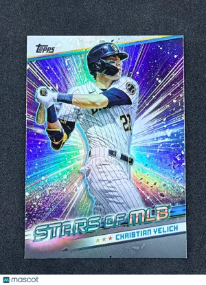 2024 Topps SMLB-41 Christian Yelich Stars of MLB Milwaukee Brewers