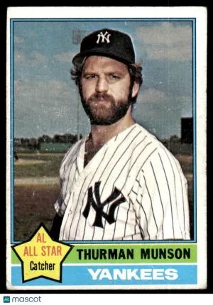 1976 Baseball Card Thurman Munson #650