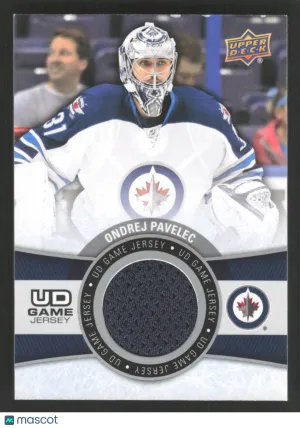 2015-16 Upper Deck Ondrej Pavelec #GJ-PA UD Game Jerseys (Series One) MEM