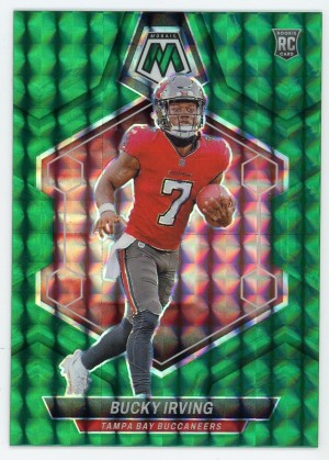 2024 Panini Mosaic Bucky Irving Rookie Prizm Green #385