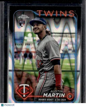 2024 Topps Chrome Update Austin Martin #USC136 RayWave Refractor RC