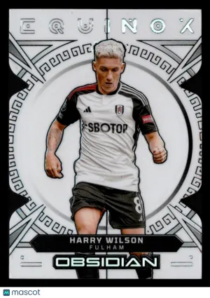 Harry Wilson 2024 Panini Obsidian Equinox #6 Contra Electric Etch 9/9 Short Print Fulham
