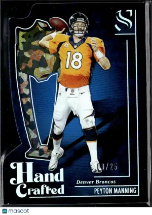 Peyton Manning 2026 Panini Silhouette Football Hand Crafted /25 Denver Broncos