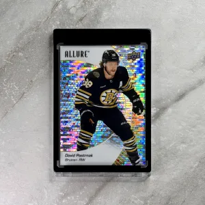 2023 Allure Gold Glitter Bomb #95 David Pastrnak 115/199 front