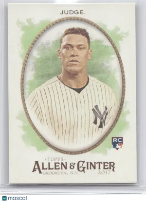 2017 Topps Allen & Ginter Aaron Judge #172 RC
