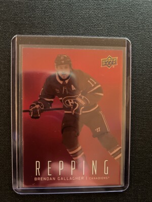 2026-27 Upper Deck Series 1 Brendan Gallagher Repping #RP-23 Montreal Canadiens