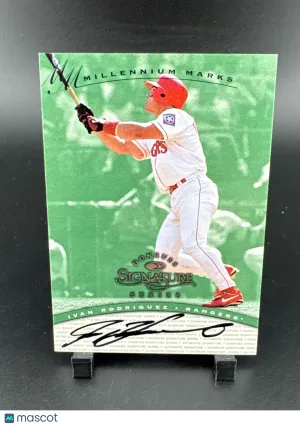 1997 Donruss Signature Series Ivan Rodriguez Millennium Marks Parallel/Variety Insert