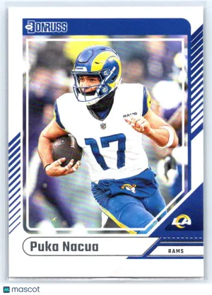 2024 Donruss Puka Nacua #25 Los Angeles Rams