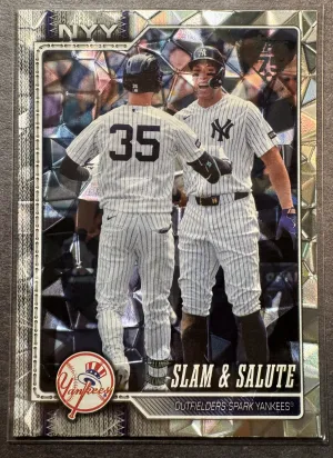 2026 Topps Update Series Aaron Judge Cody Bellinger #US169 Diamanté New York