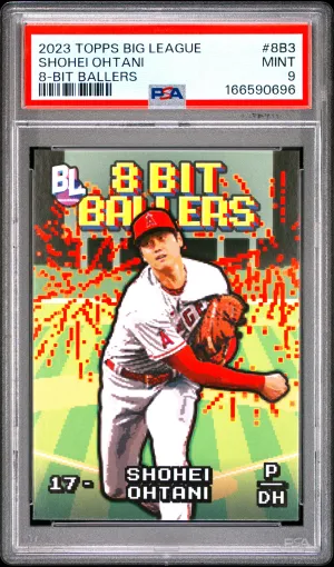 2023 Topps Big League 8-Bit Ballers Shohei Ohtani #8B3 front
