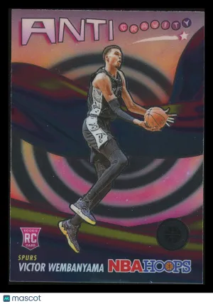 Victor Wembanyama 2023 Panini Hoops Premium Stock Anti Gravity RC #5 San Antonio Spurs