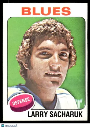 1975 Hockey Card Larry Sacharuk #76