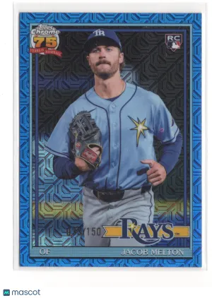 2026 Topps Chrome Jacob Melton #U91C-38 Blue /150 RC