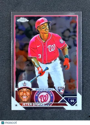 2023 Topps Chrome 56 Jeter Downs RC Washington Nationals