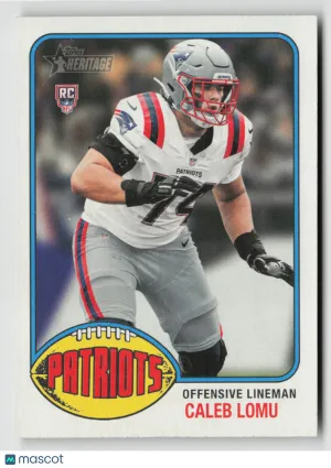 2026 Topps Heritage Caleb Lomu #141 RC