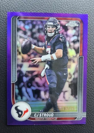 CJ STROUD TOPPS CHROME /75