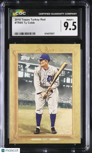 2010 Topps Turkey Red Ty Cobb #TR95 CGC 9.5 Detroit Tigers