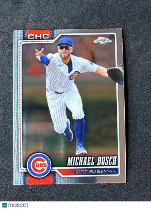 2026 Topps Chrome 26 Michael Busch Chicago Cubs