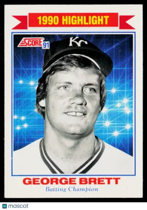 1991 Score George Brett #769