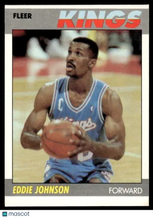 1987 Basketball Eddie Johnson #55