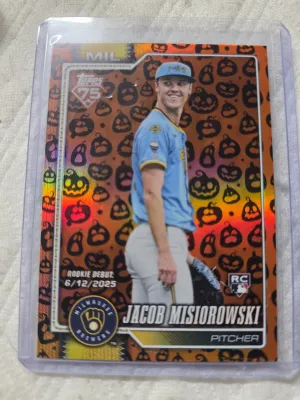 Topps Update Series Baseball 2026 Rookie Debut Jack'O'Lantern Short Print