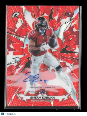 2026 Topps Rip Football Emeka Egbuka #191 Red RC