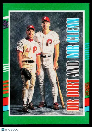 1990 Donruss Len Dykstra Dale Murphy #744