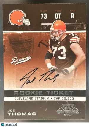 Flagship Joe Thomas Base #168 Cleveland Browns