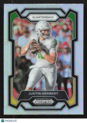 2024 Panini Prizm Draft Picks Justin Herbert #69 Silver