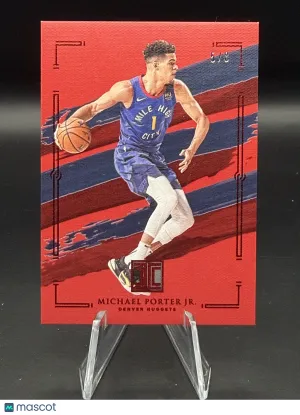 Michael Porter Jr. 2020-21 Impeccable #27 Asia Red SSP 5/8 - Denver Nuggets
