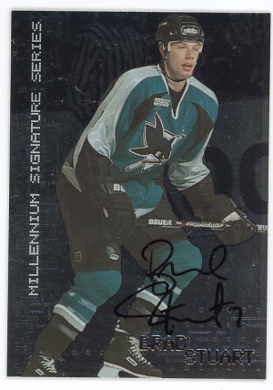 1999-00 Be a Player Millennium Brad Stuart Autograph