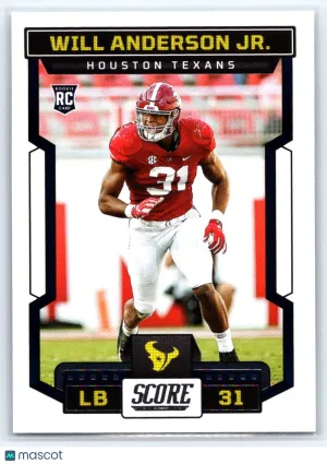 2023 Score Will Anderson Jr. #374 RC Houston Texans