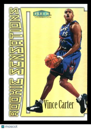 1999 Fleer Tradition Rookie Sensations #2 Vince Carter