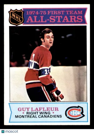 1975 Topps Guy Lafleur #290