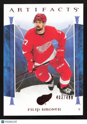 2022-23 Upper Deck Artifacts Filip Hronek #93 Ruby SN