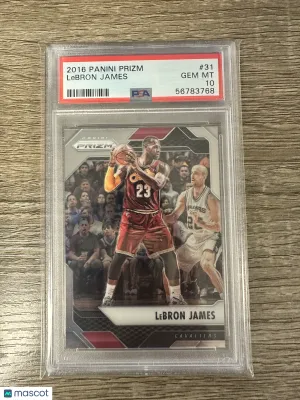 2016 Panini Prizm LeBron James #31 PSA 10